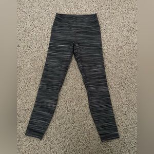 Lululemon Align Pant in Mini Space Dye Herringbone Heathered Black White / Black